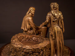I Give You Living Water-02 Bronze Sculpture
