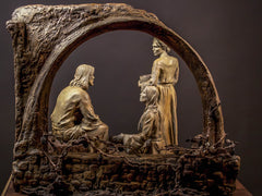 One Thing Is Needful-02 Bronze Sculpture