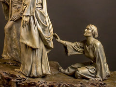 "Someone Hath Touched Me" Bronze Sculpture