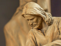 Let He That Is Without Sin-03 Bronze Sculpture