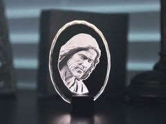 "His Gathering" Crystal Gem Portrait Accent Light