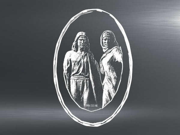 "Lazarus, Come Forth" Crystal Gem of Jesus & Mary