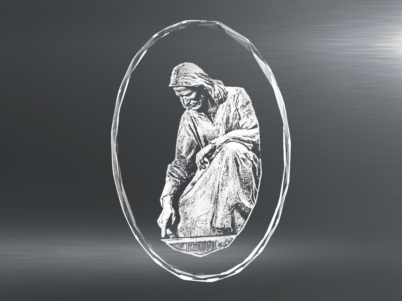 "Let He That Is Without Sin" Crystal Gem Portrait