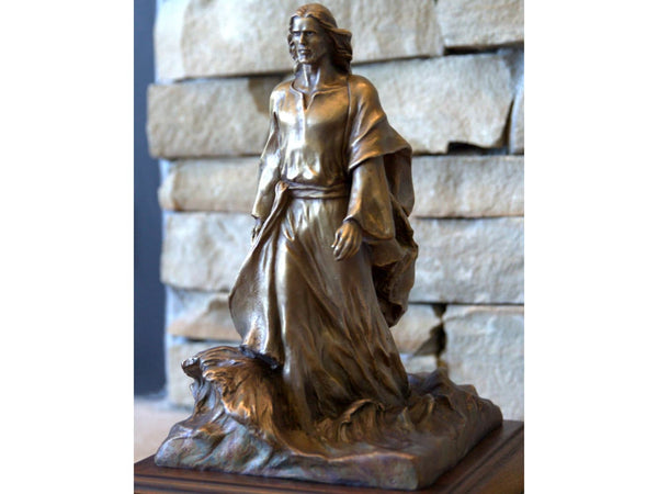 "It is I, Be Not Afraid" Small Bronze Sculpture