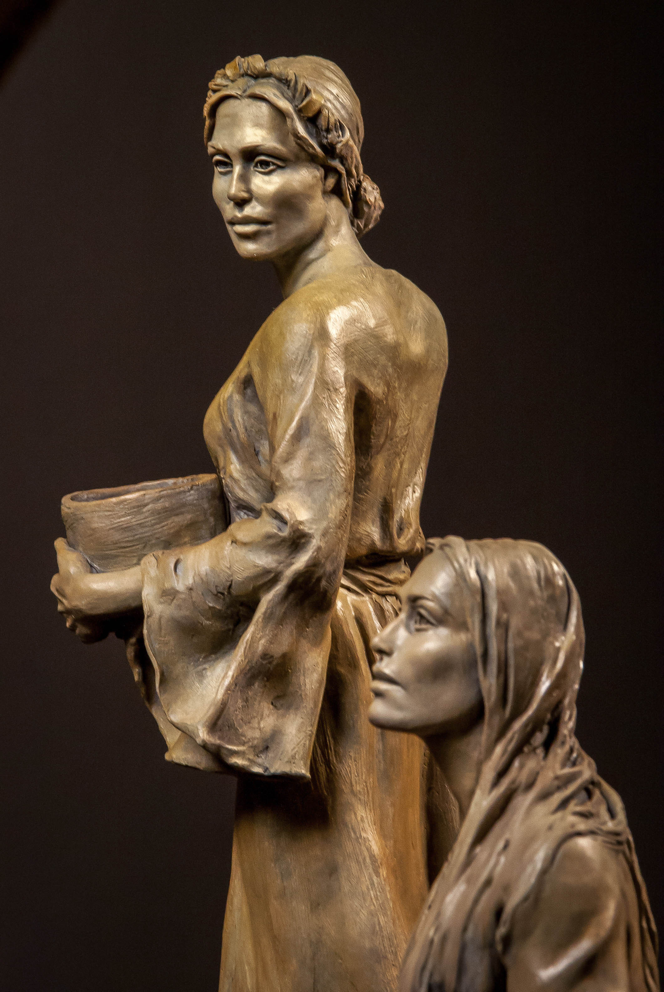 One Thing Is Needful-03 Bronze Sculpture